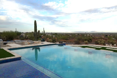 Desert Oasis Infinity Pool