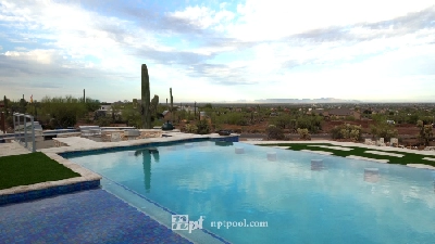 Desert Oasis Infinity Pool