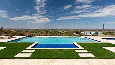 Desert Oasis Infinity Pool