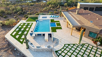 Desert Oasis Infinity Pool