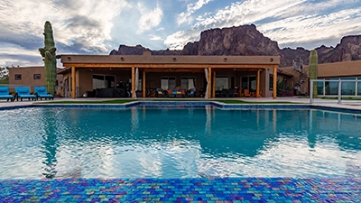 Desert Oasis Infinity Pool